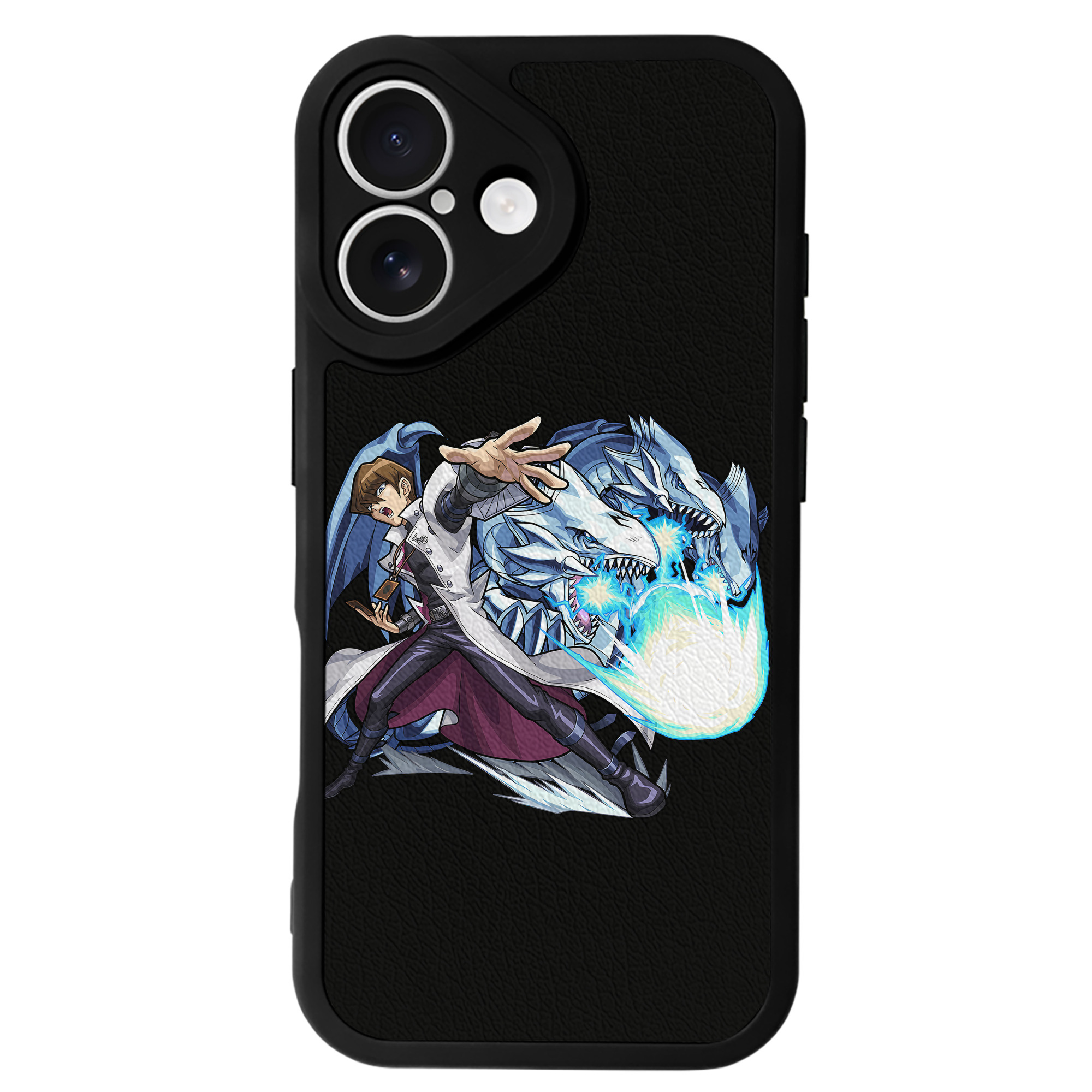 （画像用） 遊☆戯☆王 Yu-Gi-Oh! 【iPhone 16シリーズ対応】シリコンスマホケース（レザー調） 材質：シリコン